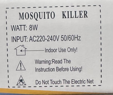 12W Electric Mosquito and Bug Zapper (10008119) - Electromann SA