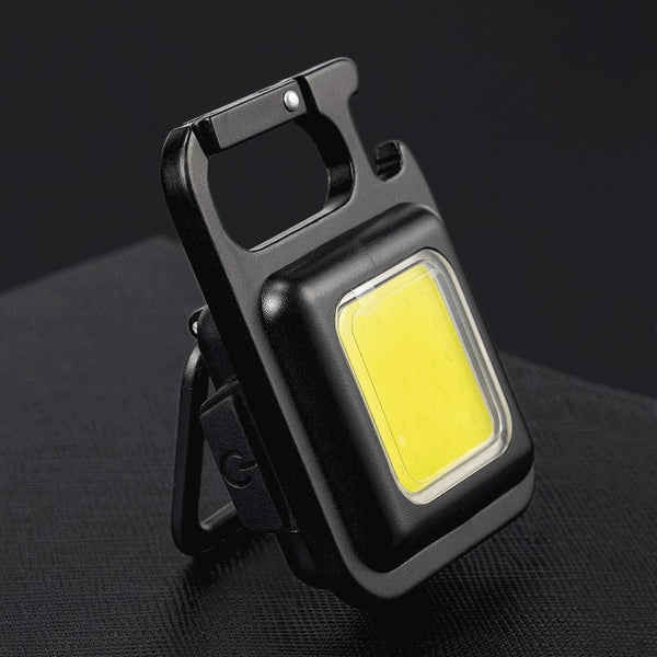 Multifunction Mini Glare COB Keychain Light