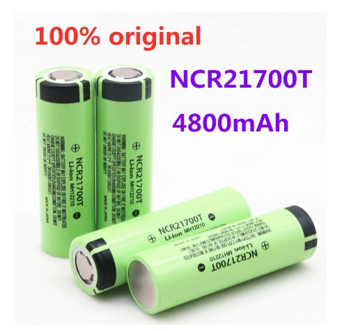 21700 4800mah 3.7v NCR21700T Lithium Rechargeable Battery