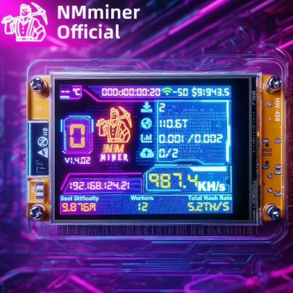 NMMiner NerdMiner V2 Solo Lottery Bitcoin Miner (10008130) - Electromann SA