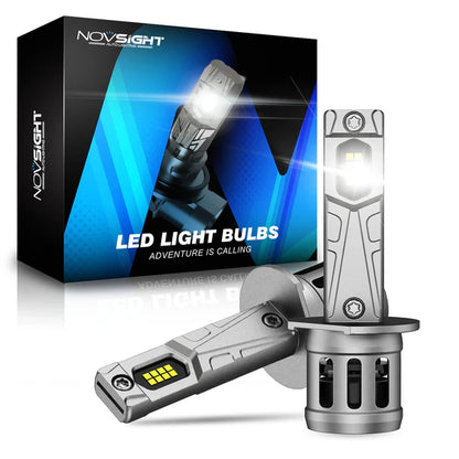 Novsight N63 Series Mini Wireless H1 LED Bulbs 90W Plug and Play - Electromann SA