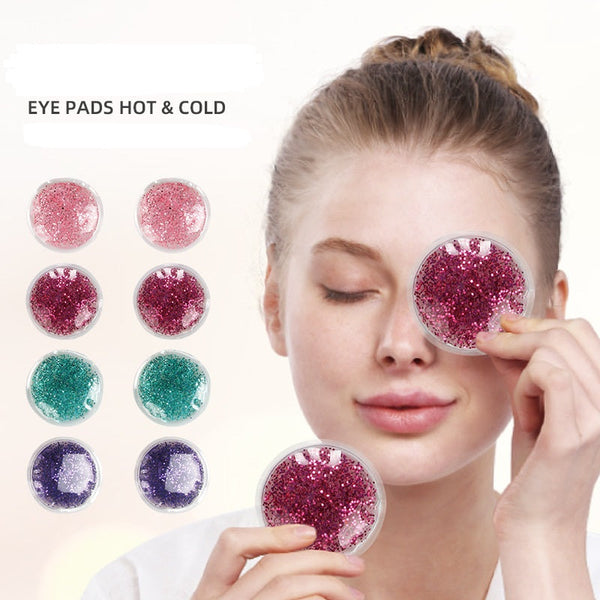 Reusable Eye Care Cold Gel Ice Packs - Soothing Relief for Tired and Puffy Eyes