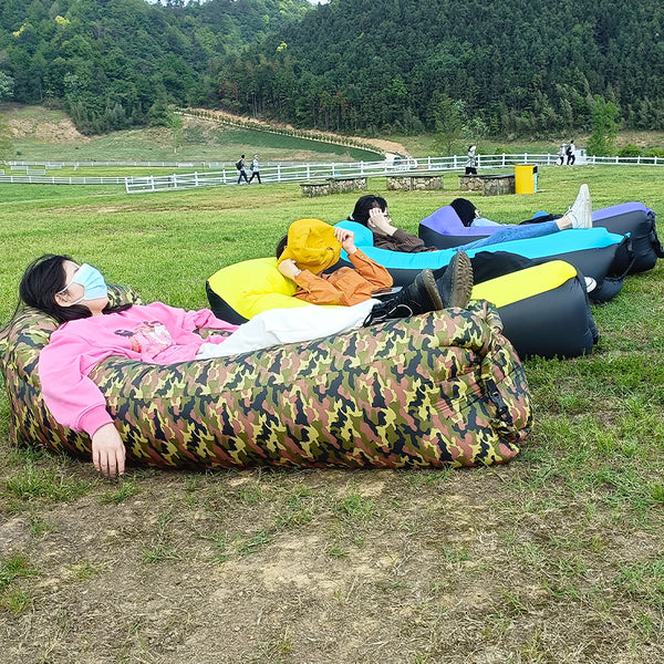 Outdoor Fast Inflatable Air Sofa - Durable and Waterproof Sofa for Outdoor Activities