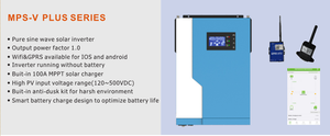 PowMr 3.5KW 24v 100Amp MPPT Pure Sine Hybrid Solar Inverter - Efficient & Reliable Solar Energy Conversion