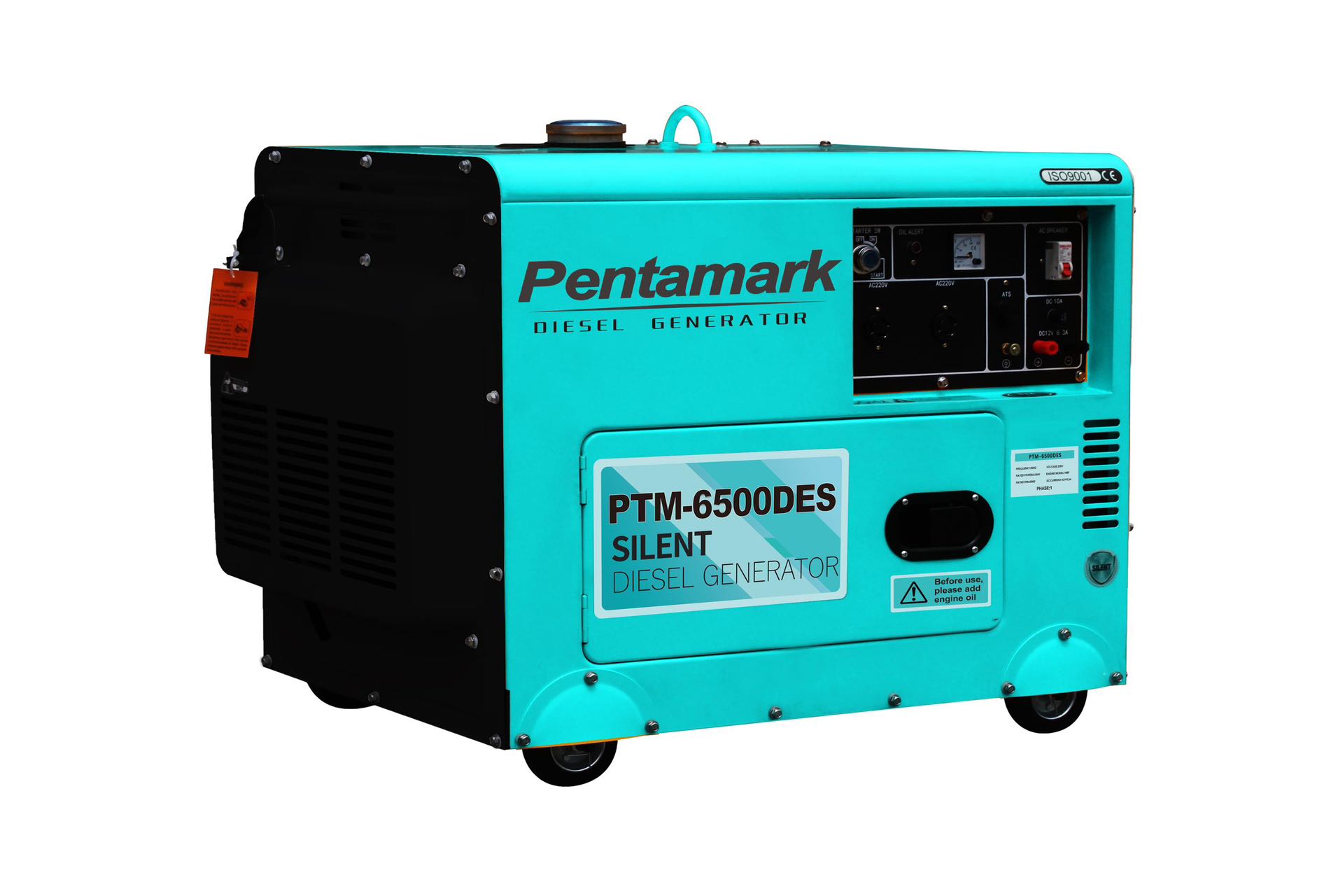 Pentamark PTM-6500DES Portable Silent Diesel Generator - Reliable and Efficient Power