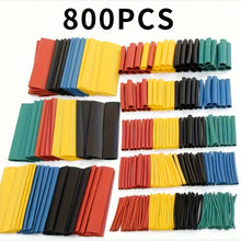 800pcs Solder Seal Wire Connectors Heat Shrinkable Polyolefin Tubings  (10005659) - Electromann SA