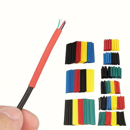 800pcs Solder Seal Wire Connectors Heat Shrinkable Polyolefin Tubings  (10005659) - Electromann SA