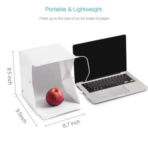 Portable Foldable Photo Lightbox - Compact Tool for High-Quality Product Photos