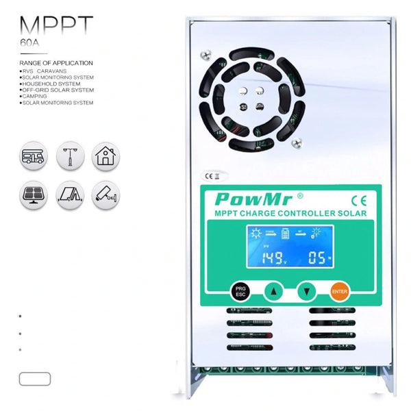 PowMr MPPT 60A Solar Charge and Discharge Controller