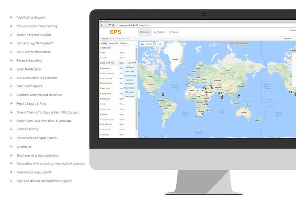 VT02S DIY GPS Live Web Based and Mobile Phone Tracker - No Contract