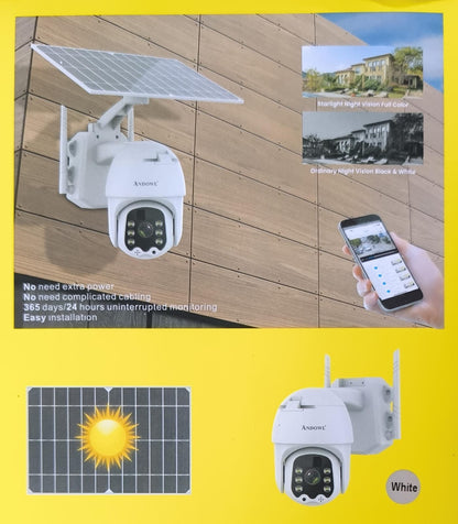 Andowl Intelligent Solar Energy Surveillance Camera Q-S33 (10003916) - Electromann SA