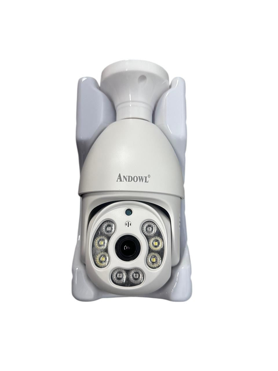 ANDOWL Q-S807 4K HD Wifi Bulb Type Smart Surveillance Camera (10006809) - Electromann SA