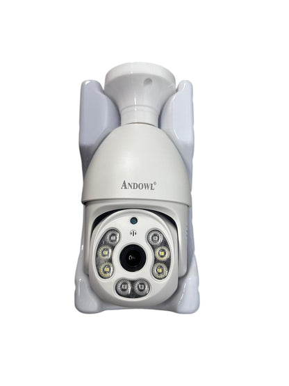 ANDOWL Q-S807 4K HD Wifi Bulb Type Smart Surveillance Camera (10006809) - Electromann SA