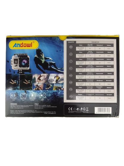 Andowl QY-07K 4K WIFI HD Waterproof Sport Action Camera (10007803) - Electromann SA