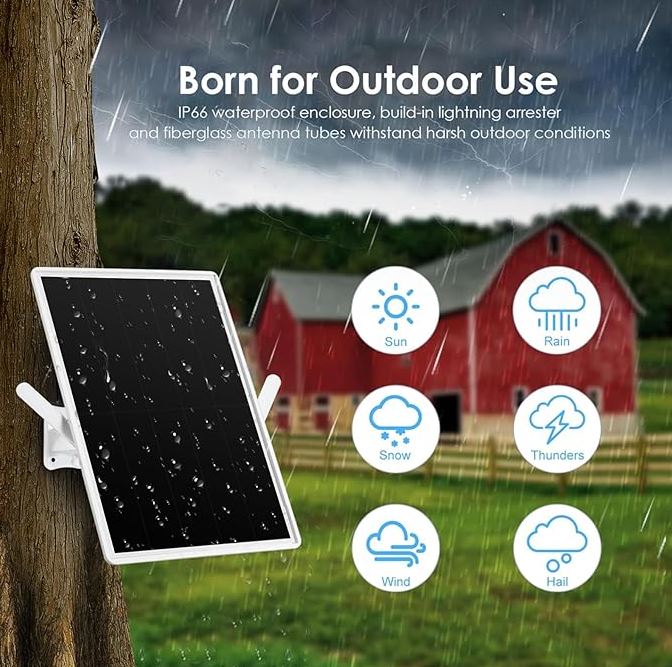 SE-R7 6W Solar Powered Wifi Outdoor Repeater (10008359)