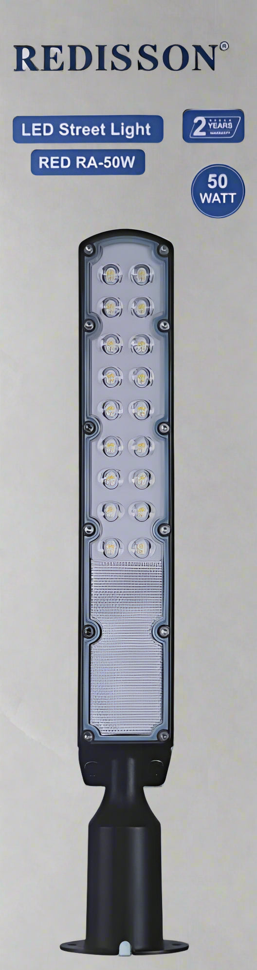 REDISSON 50W 250V AC 6500K Cool White LED Street Light - Electromann SA