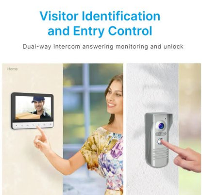 7Inch Wired Video Doorphone (10007804) - Electromann SA