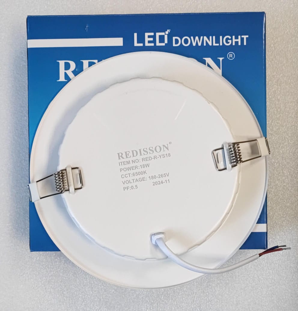 Redisson 18W Round LED Downlight (10007797) - Electromann SA