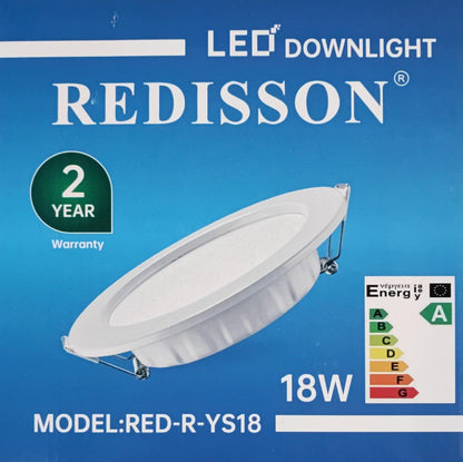 Redisson 18W Round LED Downlight (10007797) - Electromann SA