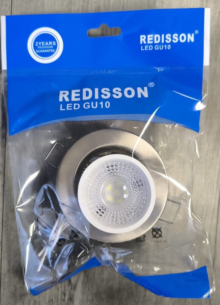 REDISSON GU10 6Watt 240vAC 6000k (Cool White) Complete LED Downlight - Versatile Lighting Solution - Electromann SA