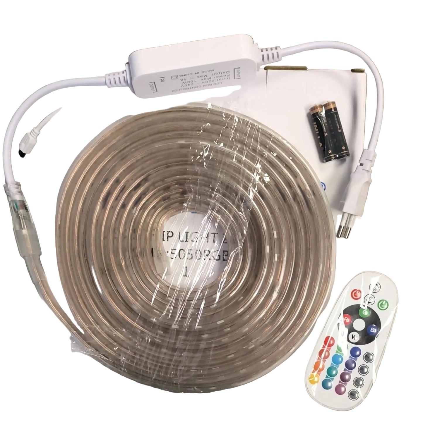 Redisson 15Meter 220vAC Waterproof RGB Remote Controlled 5050LED Strip (10007636) - Electromann SA