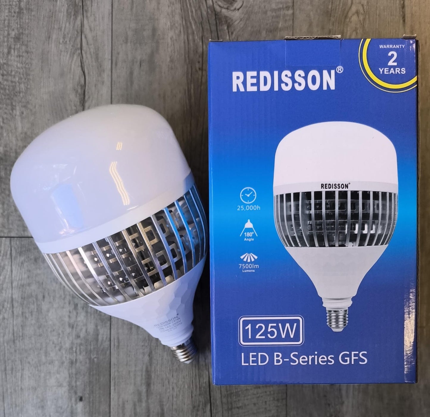 REDISSON B-Series GFS 220v AC 125Watt B22 (Push and Twist Type) 6500K Cool White LED Bulb - Electromann SA
