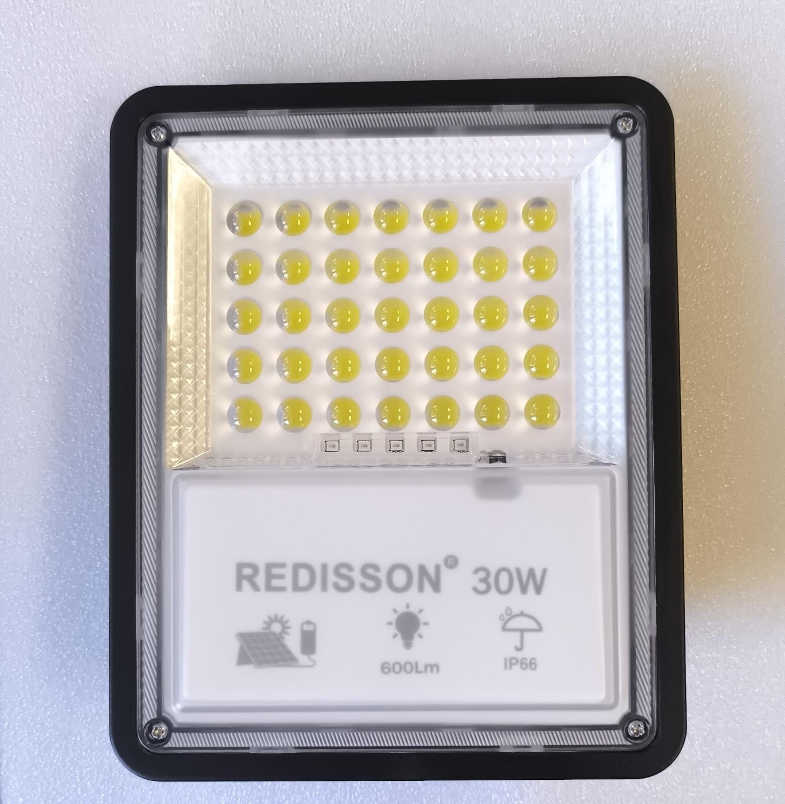 Redisson 30Watt *High Quality* SOLAR Outdoor LED Flood Light - Electromann SA