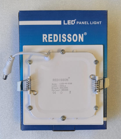 REDISSON LED-R-FS6 6W Square LED Light Panel - Electromann SA