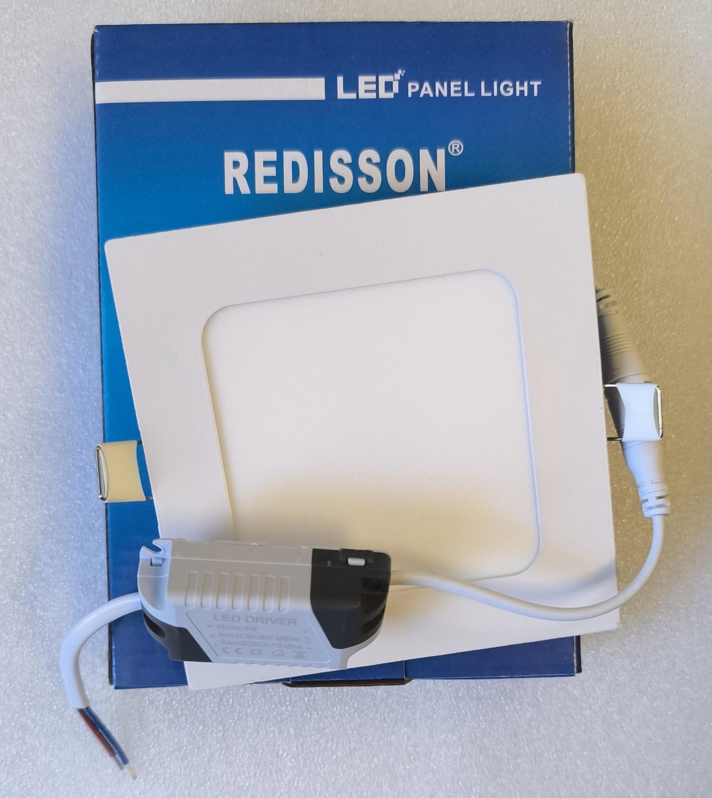REDISSON LED-R-FS6 6W Square LED Light Panel - Electromann SA