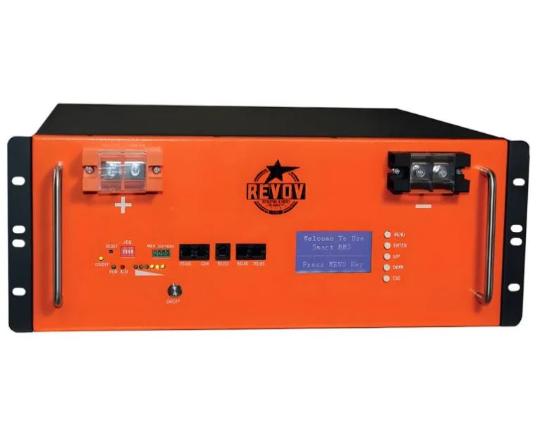 Revov Rack Mount 51.2V 4KW 80Ah Lithium Battery  - R80 (10008221) - Electromann SA