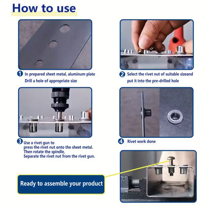 205pcs Rivet Nut Sorting Tool Set (10004595)