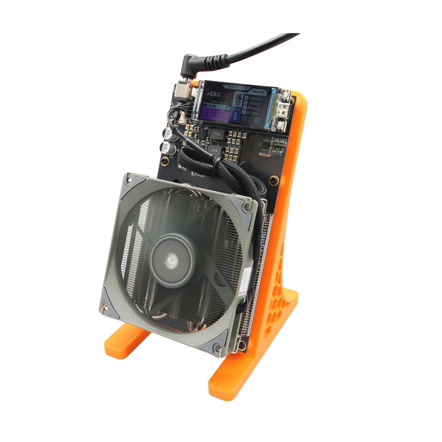 NerdQaxe++ Rev6.1 4.8TH/s Bitcoin Miner 80W - BLACK (10008977)