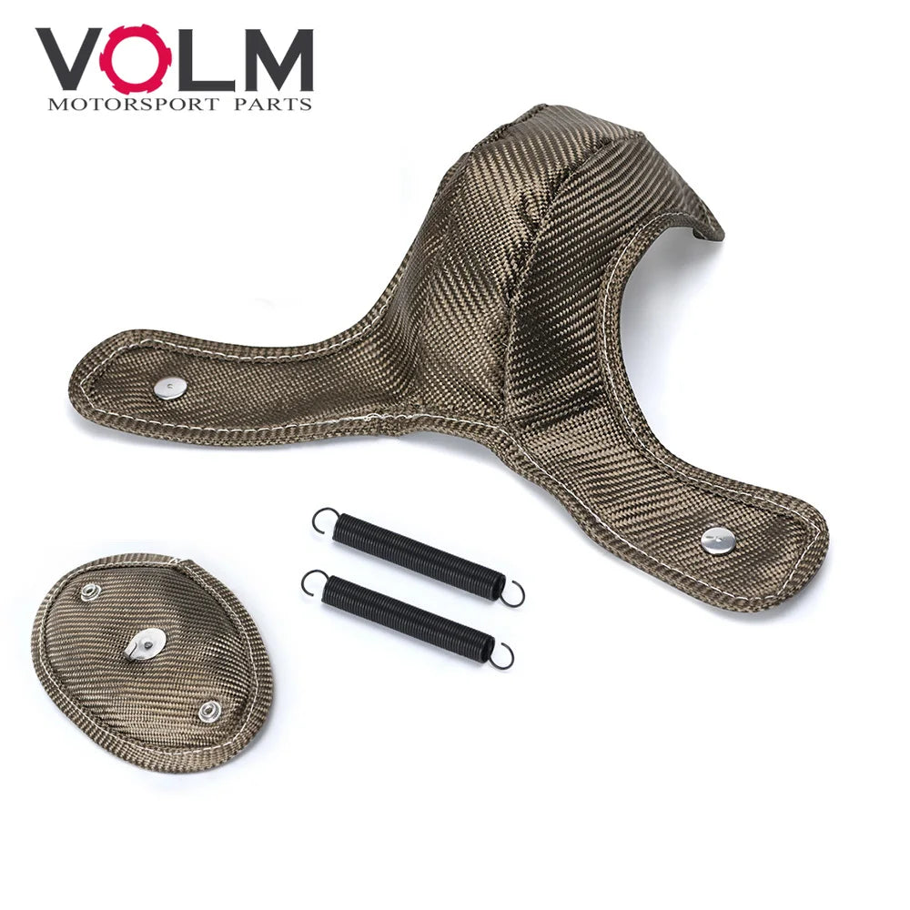 TITANIUM Turbo Heat Shield Blanket FOR Audi S3 / Volkswagen Golf Mk7 / Seat Leon - Electromann SA