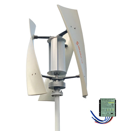 3KW Vertical Axis Maglev Wind Turbine Free Energy Household Wind Turbine Low Speed Low Noise - Electromann SA