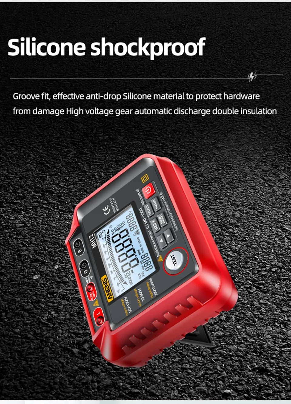 ANENG MH12 Insulation resistance meter Megohmmeter - Electromann SA