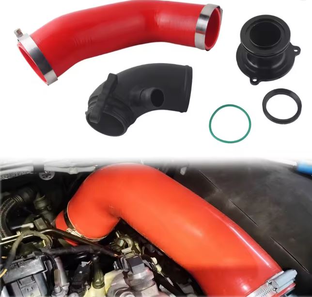 Silicone Intake Hose Pipe kits Turbo Inlet Elbow Muffler Delete For VW Golf MK7 R Audi 2015+ V8 MK3 A3 S3 TT ea888 3gen Engine (10007821)