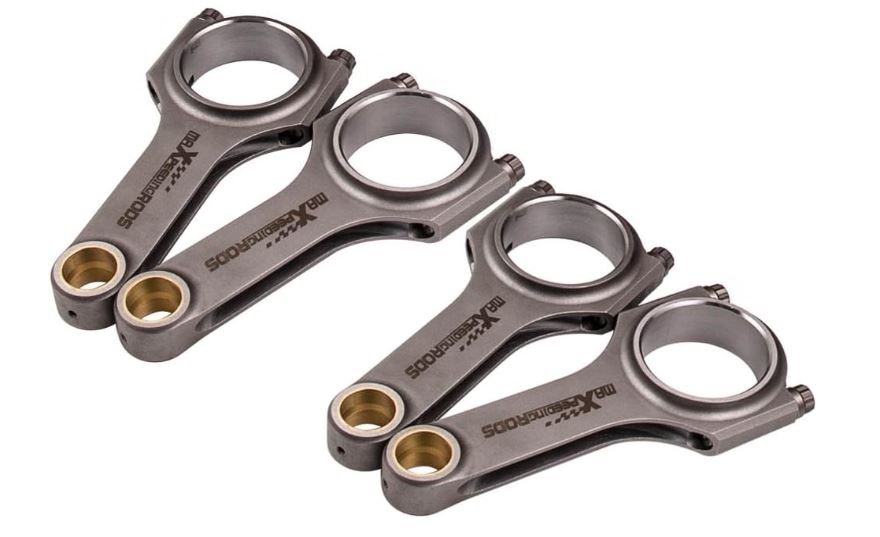 maXpeedingrods H-Beam Engine Connecting Rods, Conrods 130.5mm with ARP Bolts for Subaru Impreza Legacy Forester EJ20 EJ22 EJ25 (10007826)