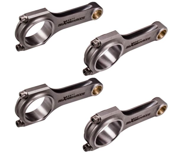 maXpeedingrods H-Beam Engine Connecting Rods, Conrods 130.5mm with ARP Bolts for Subaru Impreza Legacy Forester EJ20 EJ22 EJ25 (10007826)