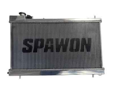 SPAWON Aluminum Radiator For Subaru Forester & Impreza/Outback 2.2L/2.5L - EJ25/EJ22 Engine 1998-2002 - Electromann SA