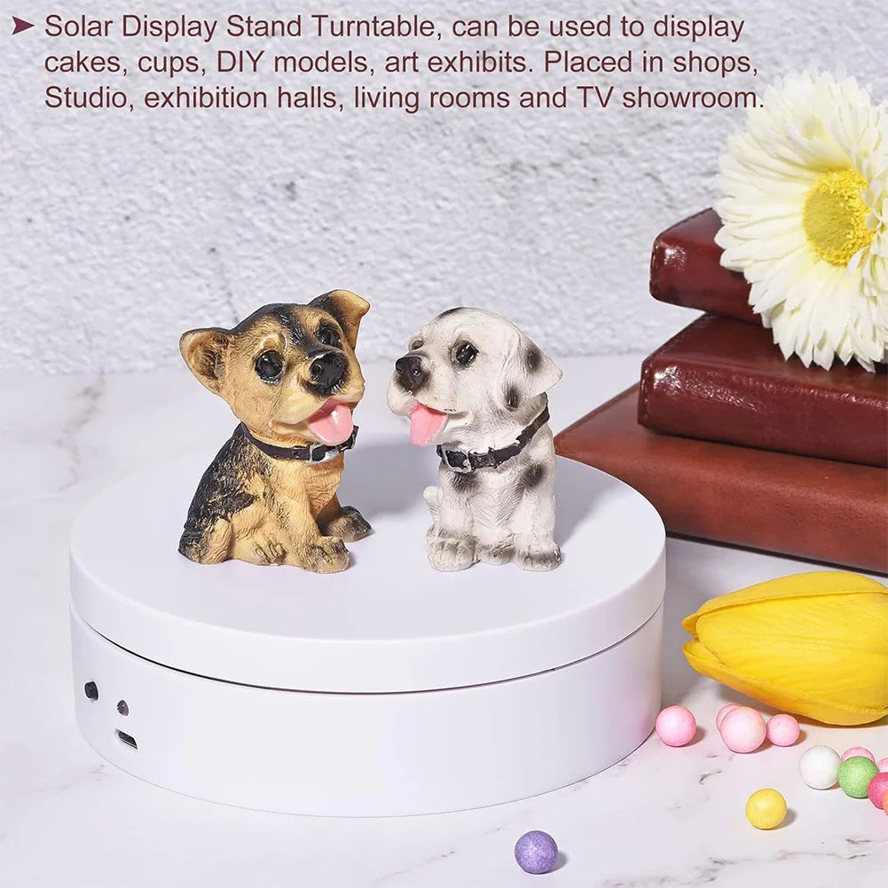360 Degree Rotating USB Powered Display Stand  - White (10007744) - Electromann SA