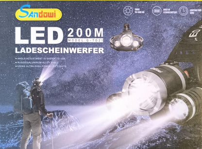 Sandowi Q-TD21 High Power Multi-LED Headlamp - Electromann SA