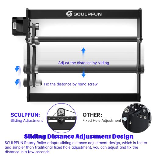 Enhance Your Engraving with SCULPFUN Laser Rotary Roller for Sculpfun Laser Engraver