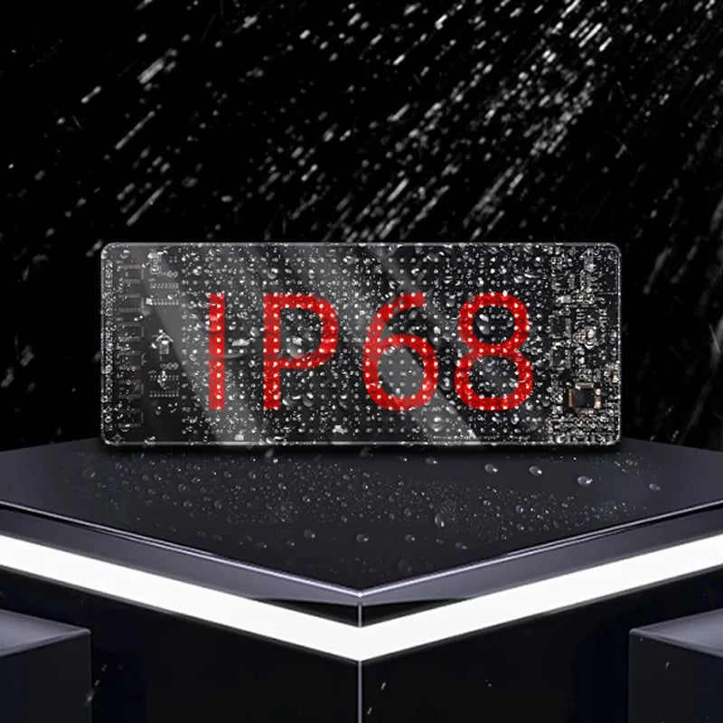 Smart LED flexible Screen Car Sticker with Scrolling Electronic Characters - Remote Control and App Controlled - Electromann SA