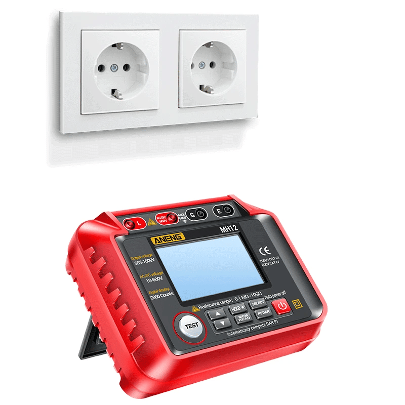 ANENG MH12 Insulation resistance meter Megohmmeter - Electromann SA