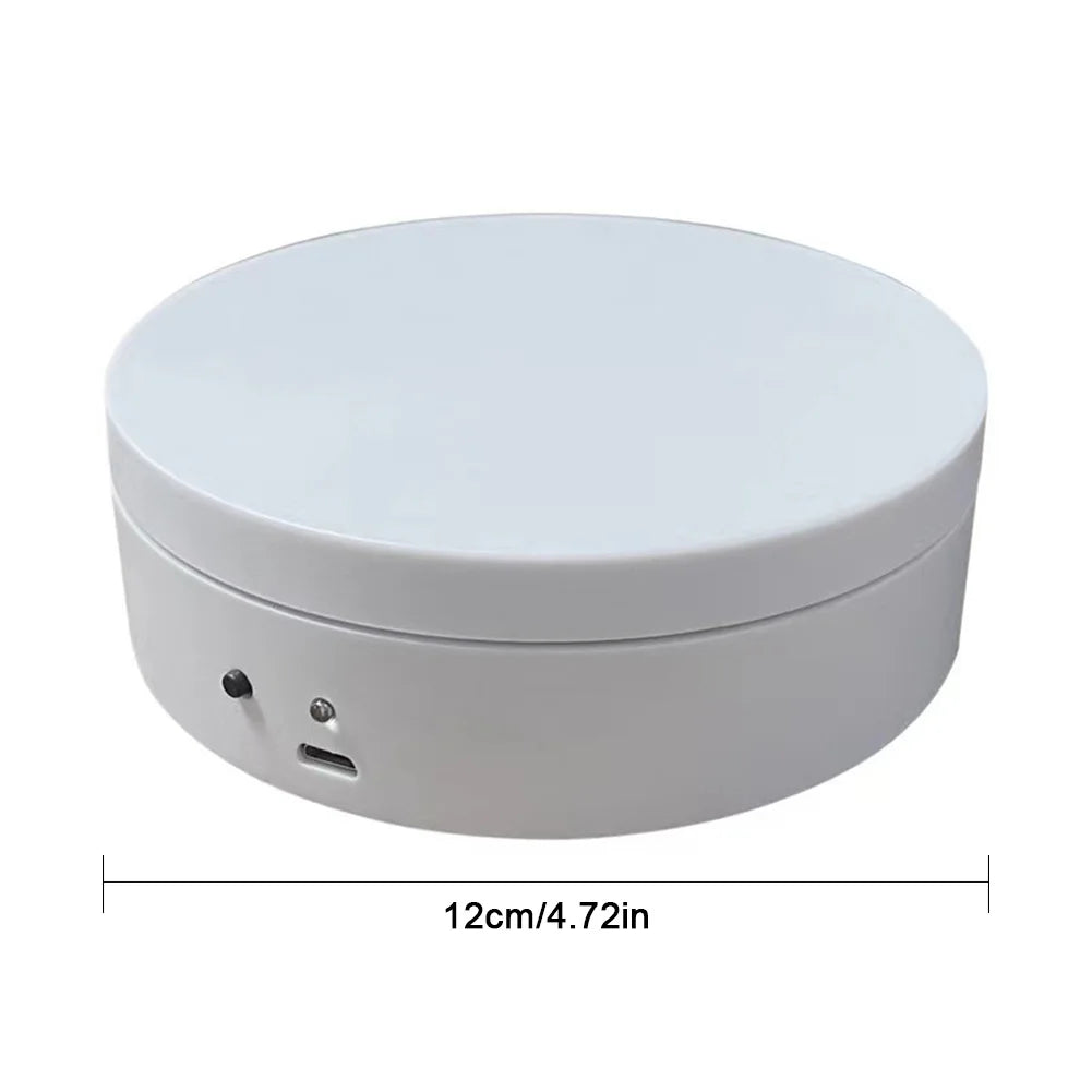 360 Degree Rotating USB Powered Display Stand  - White (10007744) - Electromann SA