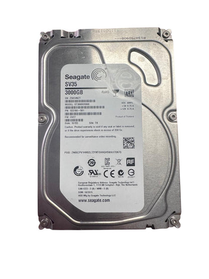 Seagate 3TB SATA Internal Hard Drive – 3.5" HDD  (10007788) - Electromann SA