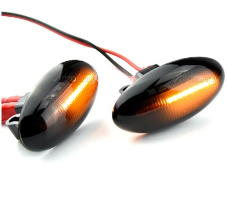 LED Dynamic Turn Signal Side Marker Lights for Peugeot and Citroen - Enhance Visibility and Style