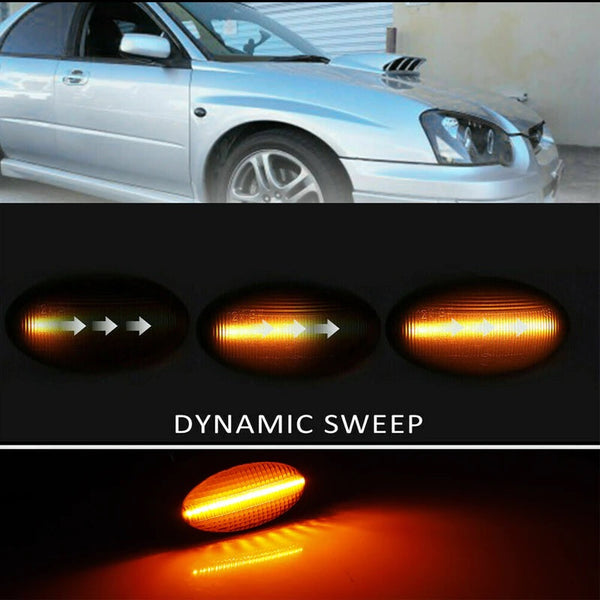 Sequential LED Side Marker Lamps for Subaru Impreza WRX 02-07 Model