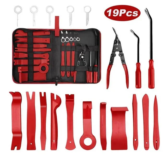 Car Stereo and Dashboard Trim Removal Toolkit in Nylon Bag - Electromann SA