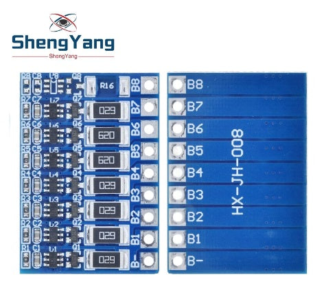 7S 29.4V 4.2V Balance Function Protection Board for Lithium 18650 Batteries